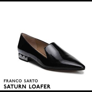 Franco Sarto Black Loafers